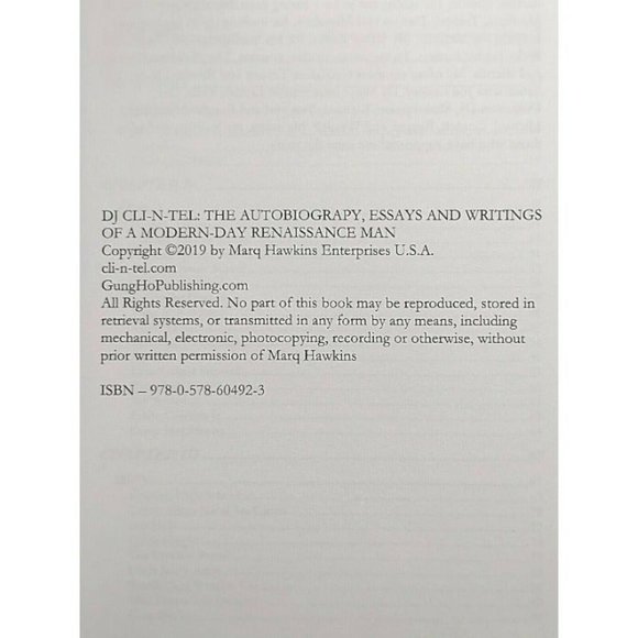 Cli-N-Tel Signed Autobiography Paperback Book World Class Wreckin Cru Autograph - Picture 4 of 6